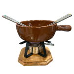 Set Fondue 10 Piezas, Mechero Acero