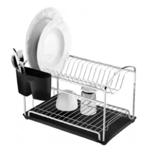 Escurridor De Platos Dos Niveles Con Bandeja