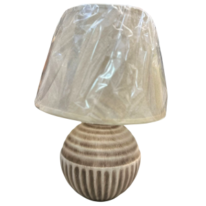 Lámpara portátil de cerámica dormitorio o living - Beige