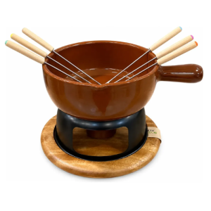Fondue Juego De 10 Piezas Cerámica Set Fondue